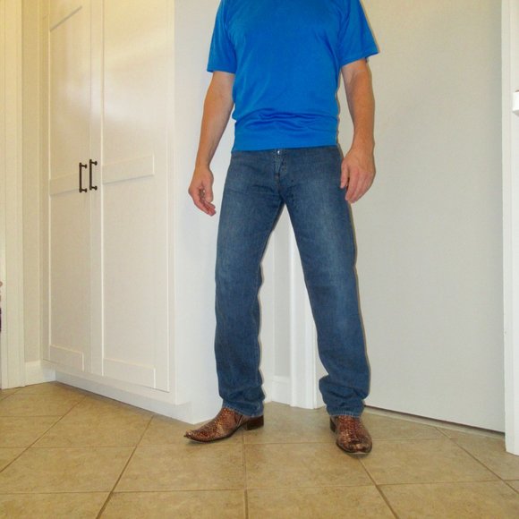 Dolce and Gabbana, D&G Line, Men's Made in Italy Blue Jeans - Size 34W - Picture 6 of 12